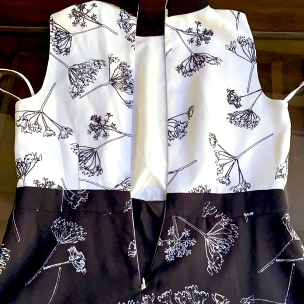 Nwot. Cece Dandelion Print Colorblock A-Line Dress - image 4